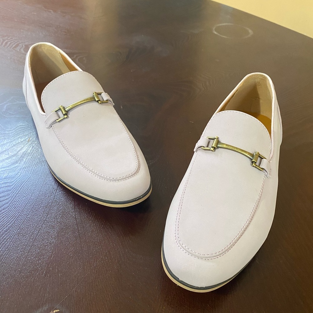 ASOS DESIGN loafers in lilac faux suede, US Men size 11